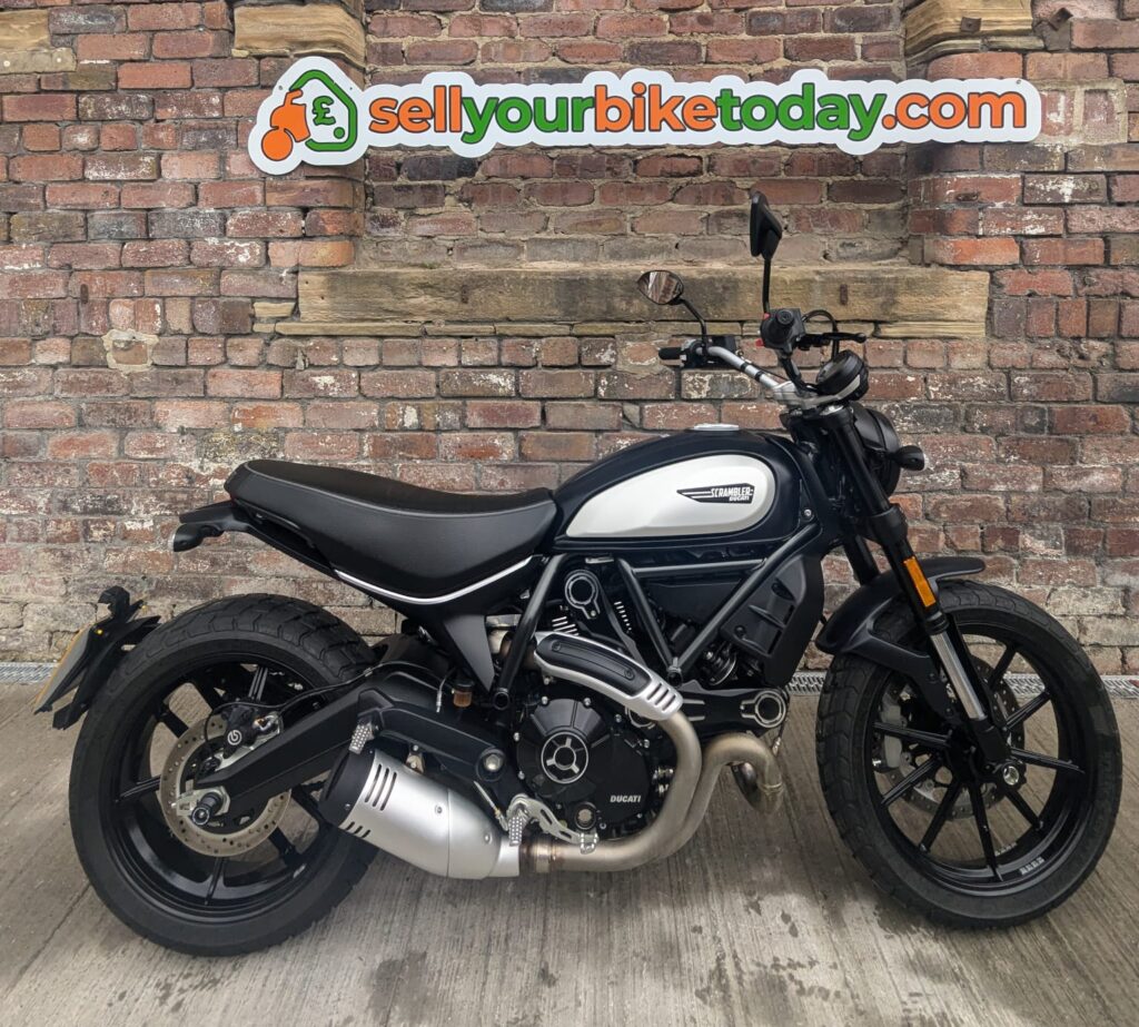 Sell my Ducati Scrambler today, instant payment with quick collect