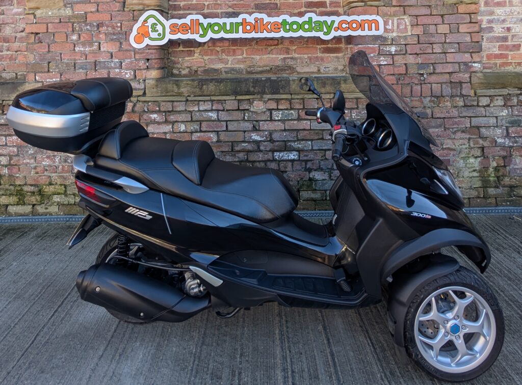Looking to sell your Piaggio MP3 300 Motorbike? Try sell your bike today with a free online valuation, 24 hours collection, free instant payment upon collection, Piaggio MP3 300 bought from Maidstone Area