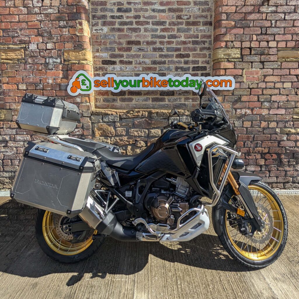 Sellyourbiketoday will collect from the comfort of your home address. Our Drivers turn up with fully sign written vans and uniform, ensuring you a peaceful sale, knowing who is coming to purchase you bike. Honda Africa Twin DCT purchased from Hornsea