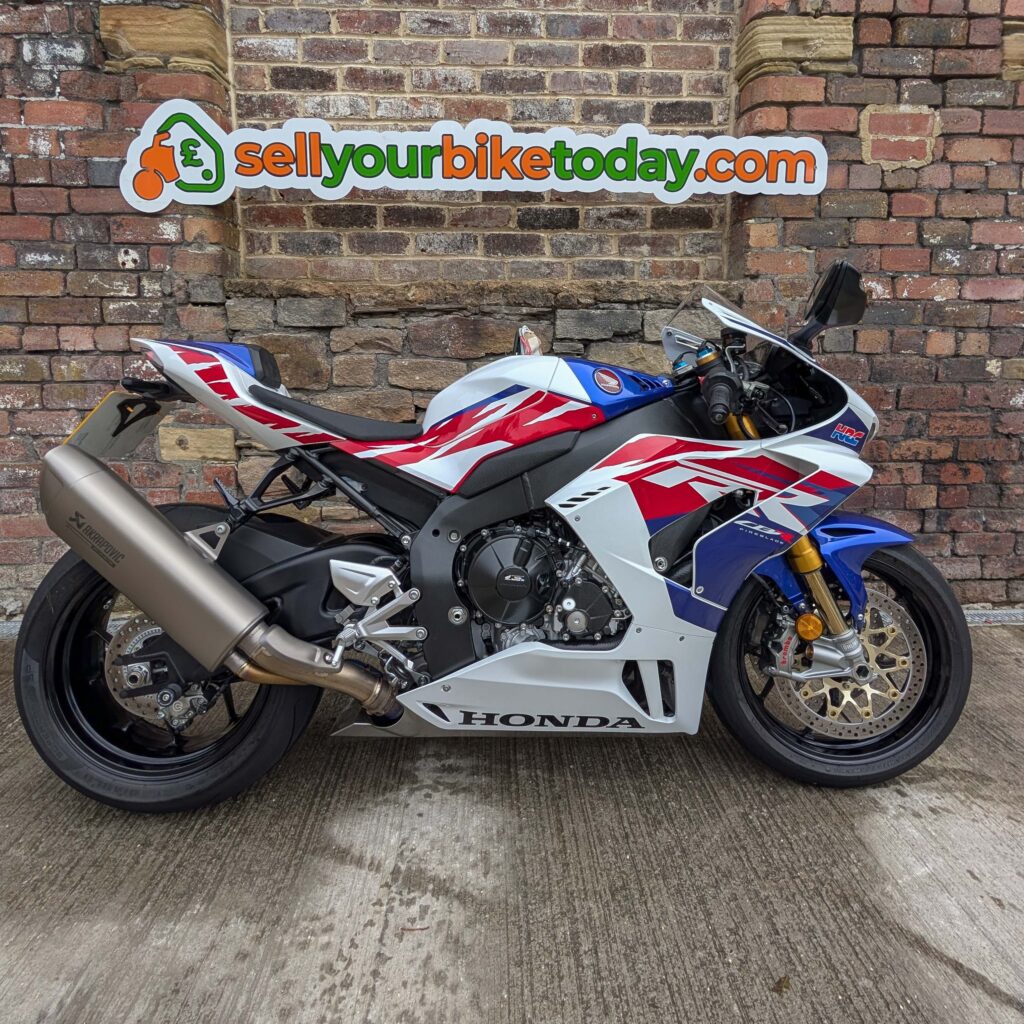 Sellyourbiketoday will collect from the comfort of your home address. Our Drivers turn up with fully sign written vans and uniform, ensuring you a peaceful sale, knowing who is coming to purchase you bike. Honda CBR1000 RR-R purchased from Harrogate
