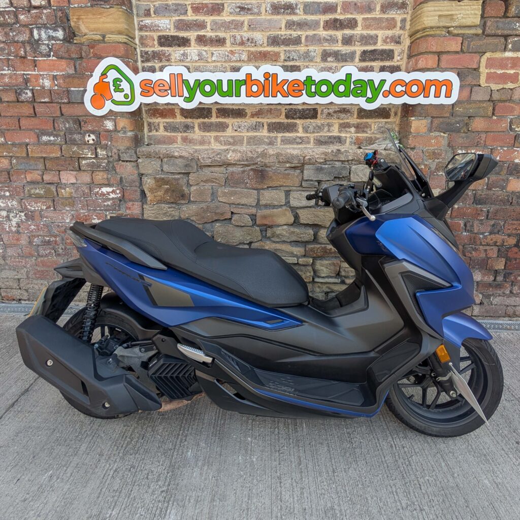 Sellyourbiketoday will collect from the comfort of your home address. Our Drivers turn up with fully sign written vans and uniform, ensuring you a peaceful sale, knowing who is coming to purchase you bike. Honda Forza purchased from Preston