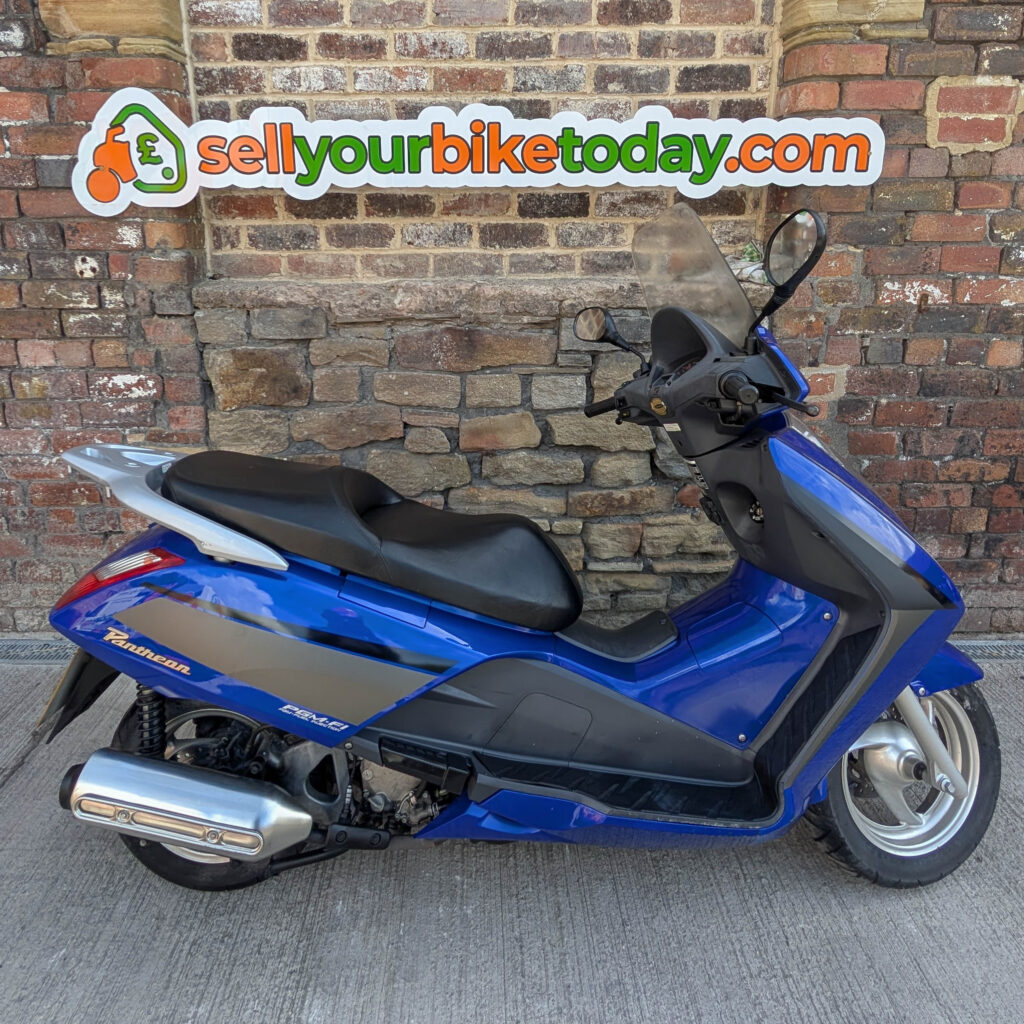 Sellyourbiketoday will collect from the comfort of your home address. Our Drivers turn up with fully sign written vans and uniform, ensuring you a peaceful sale, knowing who is coming to purchase you bike. Honda Pantheon purchased from Harlow