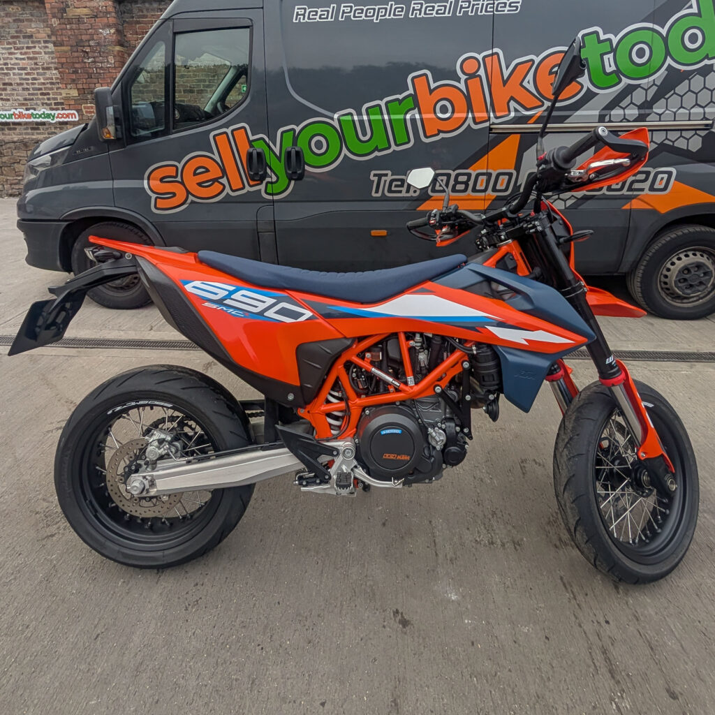 Sell your Bike today offer a free online valuation, KTM 690 SMC purchased from Matlock