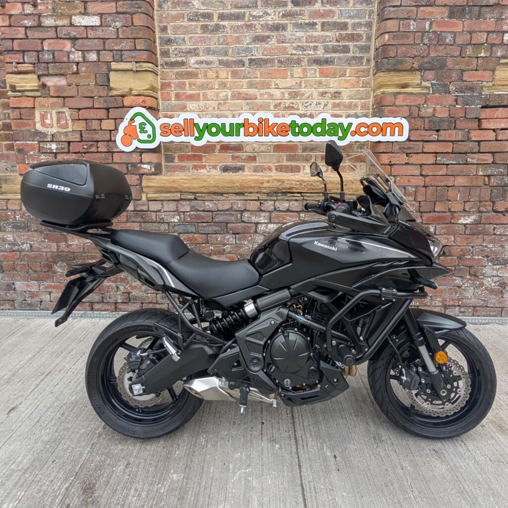 Sellyourbiketoday will collect from the comfort of your home address. Our Drivers turn up with fully sign written vans and uniform, ensuring you a peaceful sale, knowing who is coming to purchase you bike. Kawasaki Versys 650 purchased from Crawley