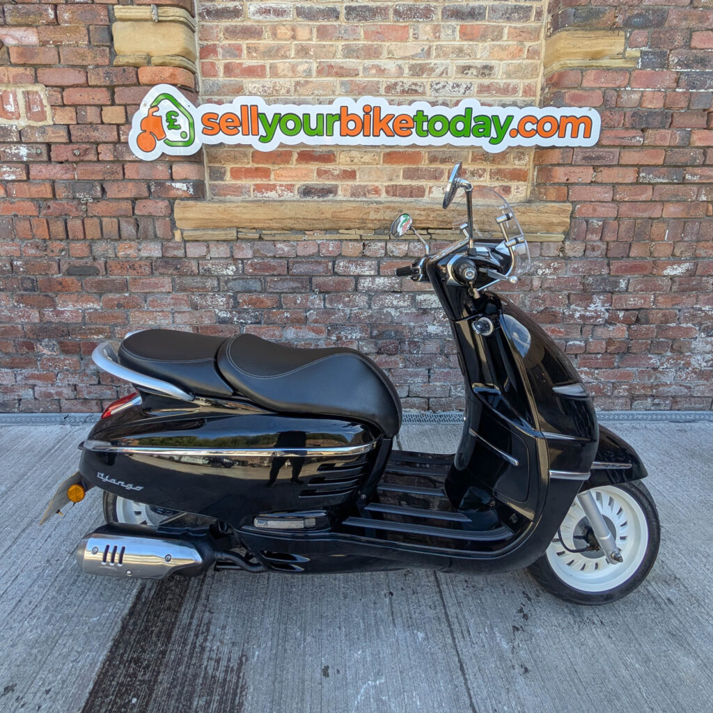Here at sell your bike today, We purchase all different types of motorcycles and special edition's. Peugeot Django, purchased from Tetbury