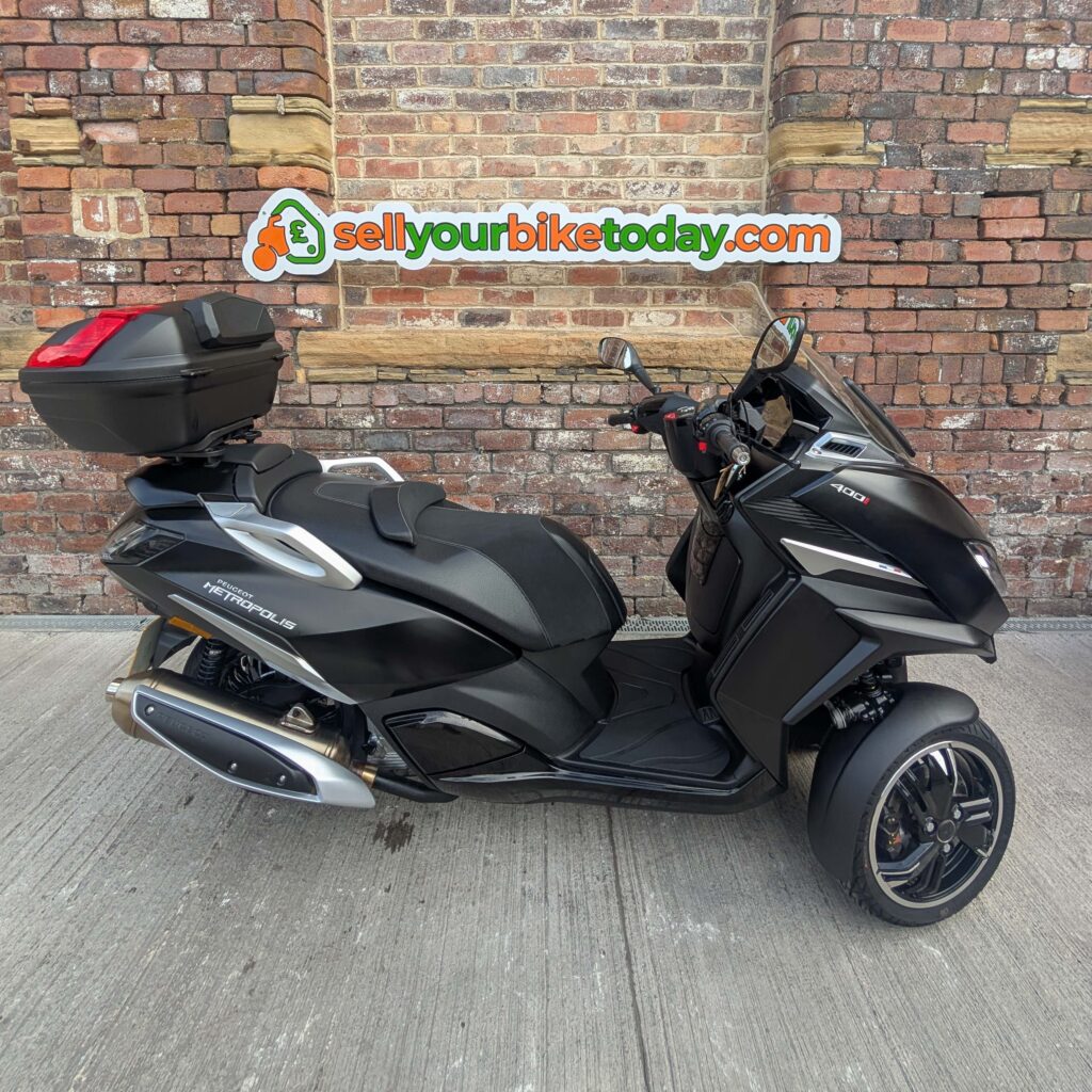 Sell your Bike today offer a free online valuation, Peugeot Metropolis 400 purchased from Splisby