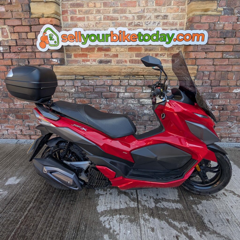 Sell your Bike today offer a free online valuation, SYM Jet-X purchased from Worthing