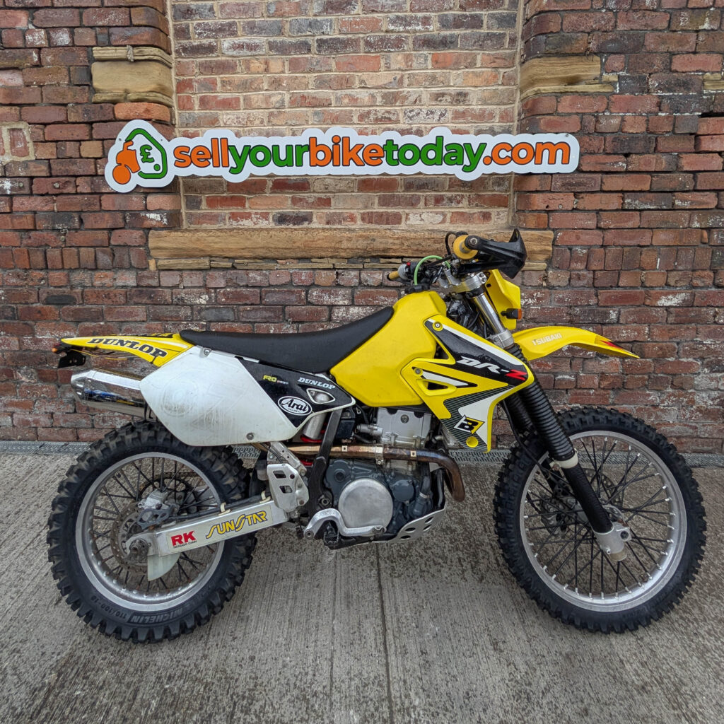 Here at sell your bike today, We purchase all different types of motorcycles and special edition's. Suzuki DR-Z, purchased from Lincoln