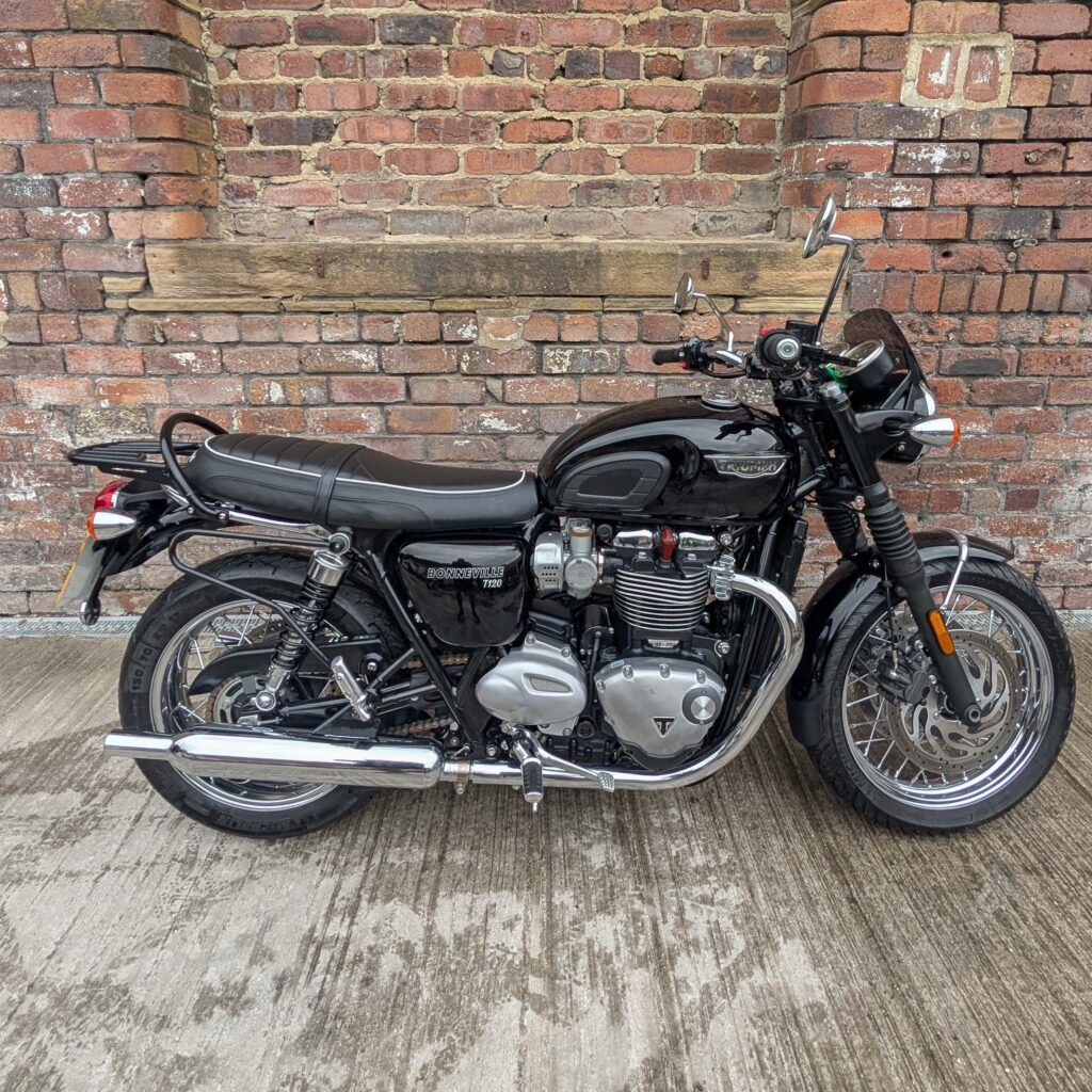 Sell your Bike today offer a free online valuation, Triumph Bonneville T120 purchased from Chorley