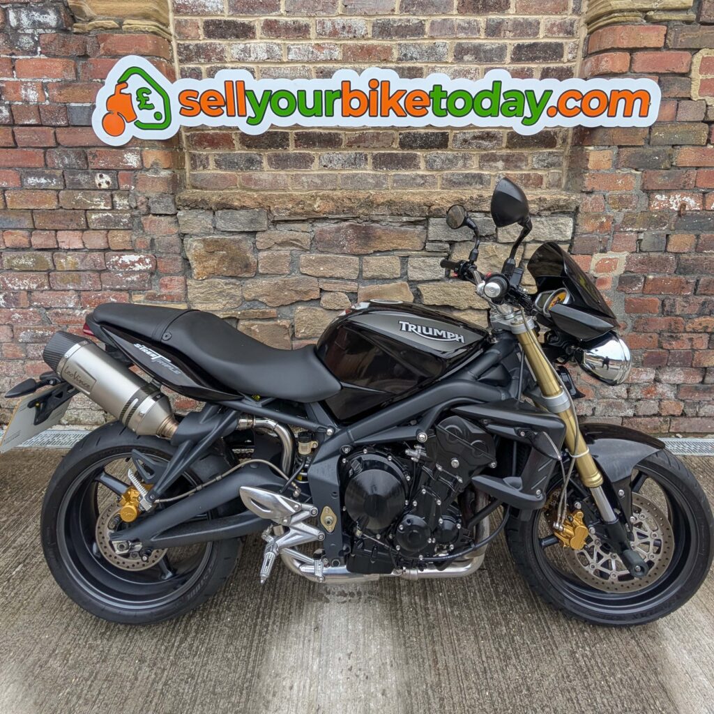 Sellyourbiketoday will collect from the comfort of your home address. Our Drivers turn up with fully sign written vans and uniform, ensuring you a peaceful sale, knowing who is coming to purchase you bike. Triumph Street Triple purchased from York