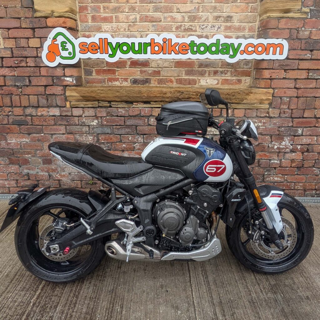 Here at sell your bike today, We purchase all different types of motorcycles and special edition's. Triumph Trident 660, purchased from Lutterworth