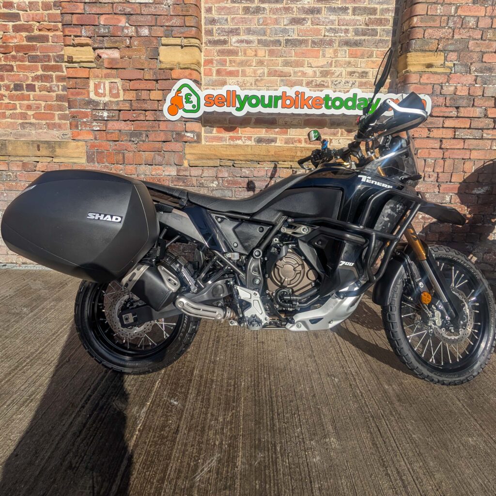 Sellyourbiketoday will collect from the comfort of your home address. Our Drivers turn up with fully sign written vans and uniform, ensuring you a peaceful sale, knowing who is coming to purchase you bike. Yamaha Tenere 700 purchased from Bradford