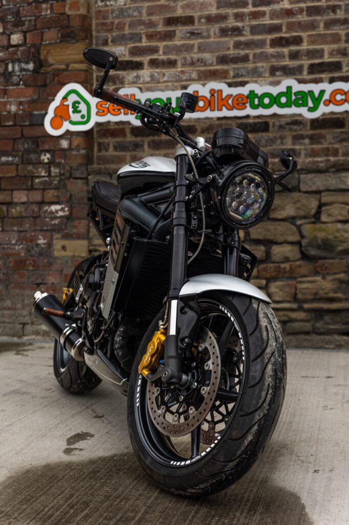 Modified Triumph Roadster Motorcycle