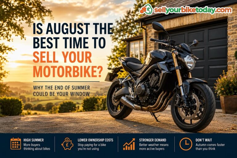 August best time to sell motorbike